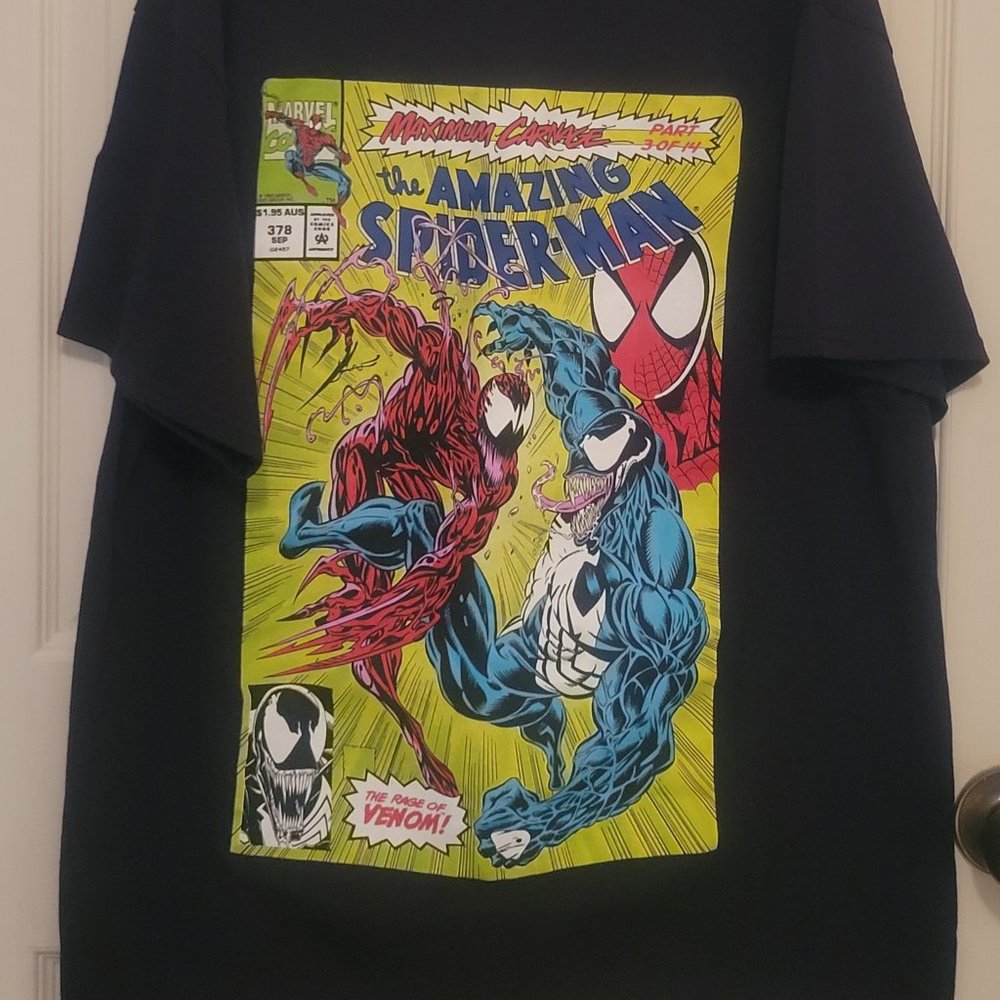 The Amazing Spiderman Maximum Carnage Comic Book Cover Shirt